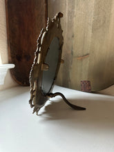 Load image into Gallery viewer, Brass Oval Victorian Mirror
