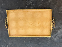 Load image into Gallery viewer, Vintage Brass Art Deco Tray
