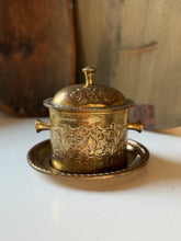 Load image into Gallery viewer, Vintage Ornate Brass Moroccan Tea Caddy
