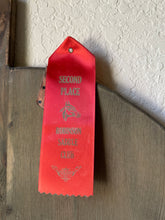 Load image into Gallery viewer, Red Saddle Club Horse Ribbon
