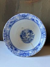 Load image into Gallery viewer, Foliage Blue &amp; White Porcelain Bowl
