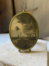 Load image into Gallery viewer, Oval Frame with Serene Forest Scene
