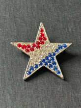 Load image into Gallery viewer, Patriotic Star Brooch
