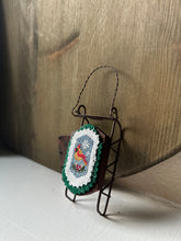 Load image into Gallery viewer, Counter Cross Stitch Cardinal on Sleigh
