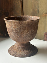 Load image into Gallery viewer, Antique Apothecary Cast Iron Mortar
