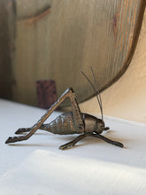 Load image into Gallery viewer, Large Vintage Brass Grasshopper
