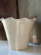 Load image into Gallery viewer, Ruffled Italian Glazed Planter
