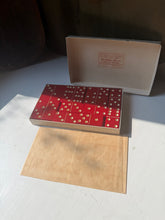 Load image into Gallery viewer, Vintage Rare Puremco Boxed Red Domino Set
