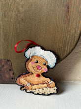 Load image into Gallery viewer, Counter Cross Stitch Gingerbread Man
