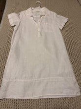 Load image into Gallery viewer, Garnet Hill Linen Relaxed Popover Shirtdress
