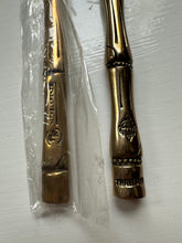 Load image into Gallery viewer, 1960s Thailand Nickle-Bronze Bamboo Flatware Set for 6
