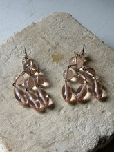 Load image into Gallery viewer, Anne Taylor Pink Dangler Earrings
