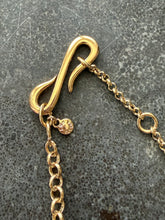 Load image into Gallery viewer, Ann Taylor Crystal Gold Toned Necklace

