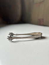 Load image into Gallery viewer, Vintage Hammered Metal Bird Claw Tongs
