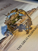 Load image into Gallery viewer, Gold Floral Cuff
