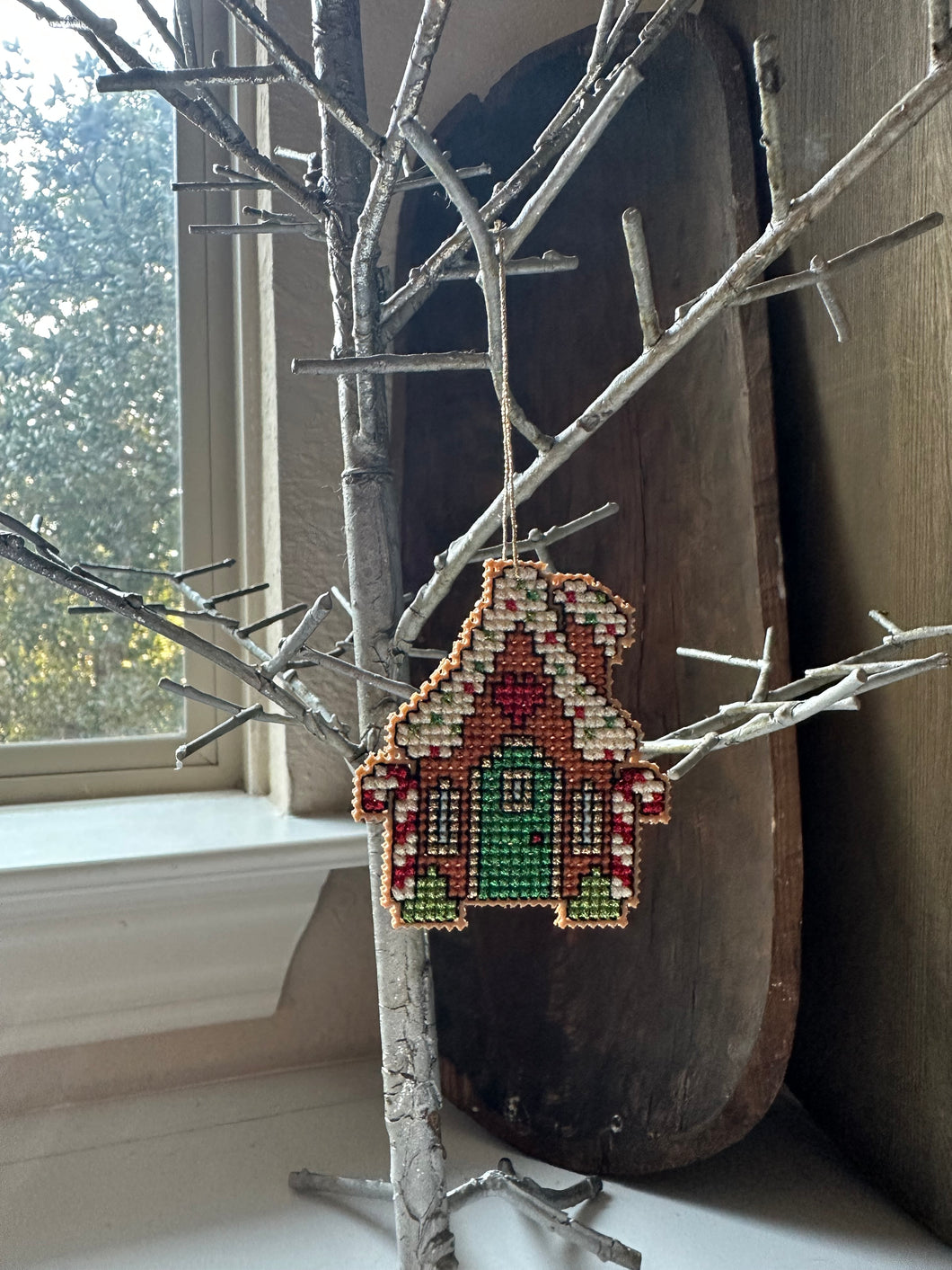 Cross Stitch Gingerbread House