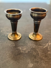Load image into Gallery viewer, Vintage Artisan Hand Forged Brass Candle Stick Holder
