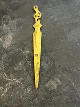 Load image into Gallery viewer, Brass Treble Clef Letter Opener
