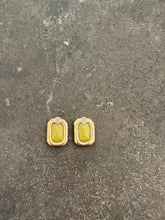 Load image into Gallery viewer, Chartreuse Stud Earrings
