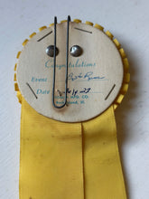 Load image into Gallery viewer, 1969 Yellow Horse Ribbon
