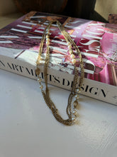 Load image into Gallery viewer, Vintage Gold &amp; Pearl Necklace
