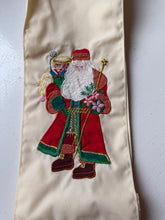Load image into Gallery viewer, Embroidered Santa Wine Bottle Bag
