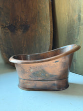 Load image into Gallery viewer, Vintage Miniature Copper Tub
