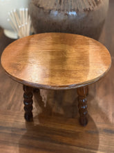 Load image into Gallery viewer, Vintage Wooden Romanian Stool
