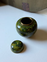 Load image into Gallery viewer, Vintage Green Cloisonne
