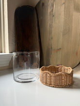 Load image into Gallery viewer, Wicker Sleeve Candle Holder
