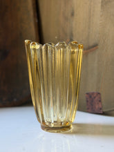 Load image into Gallery viewer, Vintage Fostoria Celestial Sun Gold Vase

