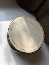 Load image into Gallery viewer, Vintage Green Pottery Planter
