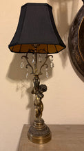 Load image into Gallery viewer, 1950s Cherub Putti Amphora Table Lamp
