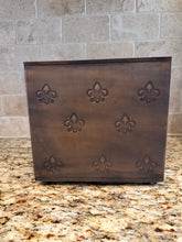 Load image into Gallery viewer, Fleur De Lis Metal Desk Organizer
