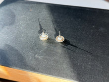 Load image into Gallery viewer, Vintage Pearl Button Earrings
