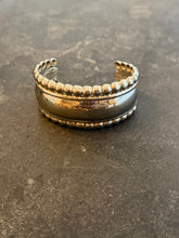 Load image into Gallery viewer, Silver Studded Cuff Bracelet
