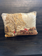 Load image into Gallery viewer, Hunt Scene Needlepoint Pillow
