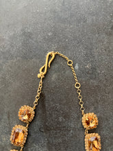 Load image into Gallery viewer, Ann Taylor Crystal Gold Toned Necklace
