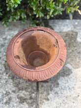 Load image into Gallery viewer, Tall Victorian Antique Cast Iron Urn

