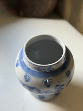 Load image into Gallery viewer, Vintage Chinese Blue &amp; White Porcelain Vase Jar
