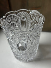 Load image into Gallery viewer, Vintage Bohemian Czech Hand Cut Queen Lace Crystal Champagne Bucket
