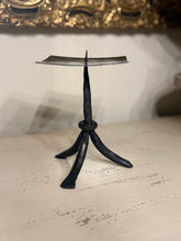 Load image into Gallery viewer, Cast Iron Brutalist Candle Holder
