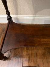 Load image into Gallery viewer, Wooden Mahogany Two Tier Side Table
