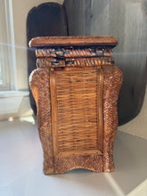 Load image into Gallery viewer, Small Table Top Wicker Chest
