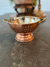 Load image into Gallery viewer, Vintage Copper Korean Fruit Colander
