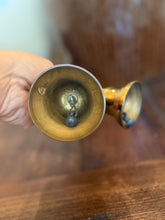 Load image into Gallery viewer, Vintage English Brass Quill Double Bell

