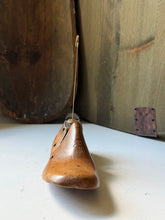 Load image into Gallery viewer, Vintage Child's Shoe Mold Photo Holder
