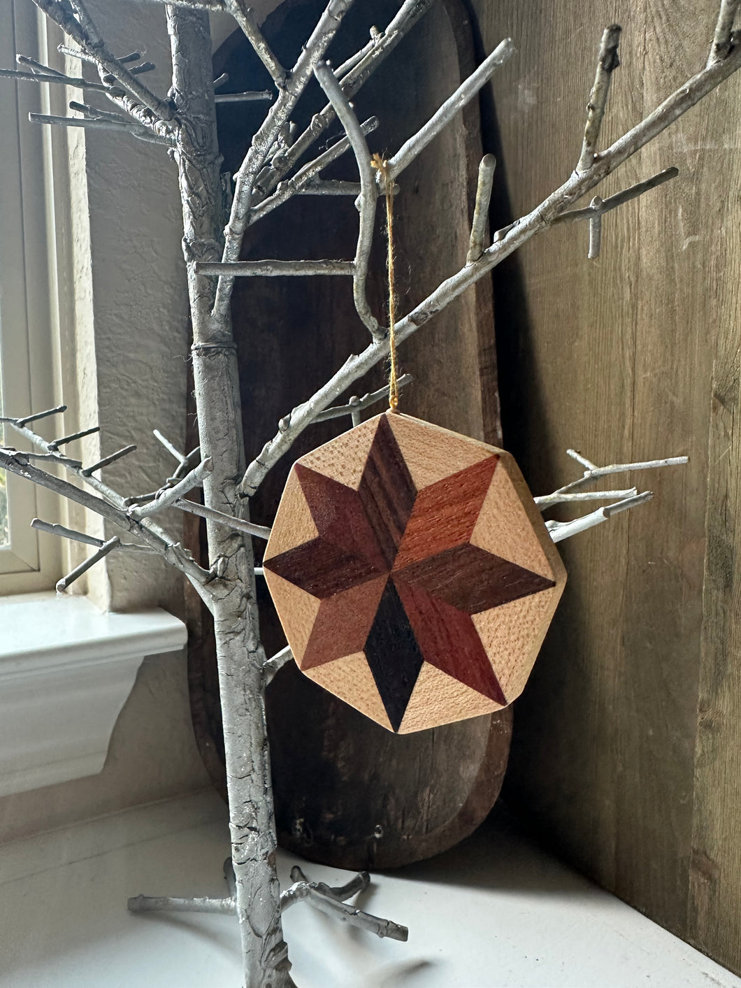 Quilted Star Ornament