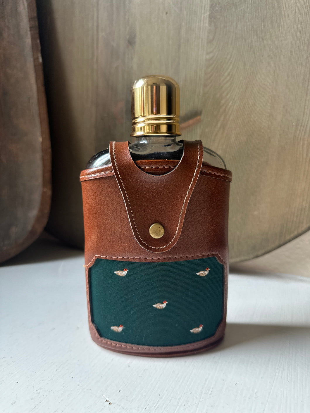 Vintage Brecher Duck Flask