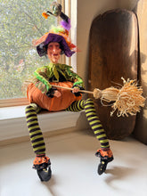 Load image into Gallery viewer, Winward Halloween Sitting Witch
